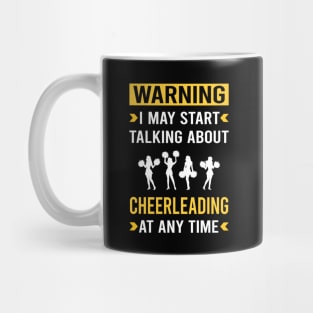 Warning Cheerleading Cheerleader Mug